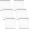 6 Pieces Stamp Block Clear Acrylic Stamping Blocks Tools Set with Grid Lines for DIY Crafts Scrapbooking Card Making Ornaments Stamping Projects