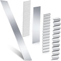 Honoson 5 Pieces Flexible Polymer Clay Tissue Blade Cutters Slicer Carbon Steel Polymer Clay Cutting Slicing Tools for Blade DIY Shaping Modelling Slicing Sculpting, Straight and Wave