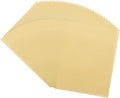 MECCANIXITY 60 Sheet Colored Vellum Paper 8.5" x 11", 100gsm Translucent Printable Vellum Sheets for Printing Wedding Invitations Inkjet Laser Printer, Gold