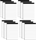 12 Pack Note Pads Refills 4 x 6 Inch Memo Pads Writing Pads, White Small Notepads Scratch Pads Mini Notepad with 30 Sheets Lined Paper in Each Pad