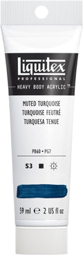 Liquitex Professional Heavy Body Acrylic Paint, 2-oz (59ml) Tube, Muted Turquoise