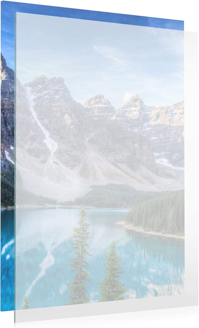 Non-Glare Acrylic Replacement for 6x12 Picture Frame, Replacement Plexiglass for 6x12 Photo Frame, UV-Resistant Non-Glare Acrylic Cover Sheet