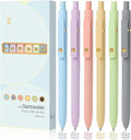 FIOVER Colored Pens, 6 Pack Colorful Gel Pens, Quick-Dry 0.7mm Medium Point for Journaling, Note Taking, Doodling, Aesthetic Office School Supplies, Gifts for Women Men(Multiple Colors)