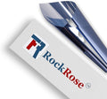 Rockrose Professional Window Tint for Home – One Way Privacy Window Film for Home Offices Heat Blocker Reflective Adhesive Mirror Tint with 99% UV Block – Blue-Silver 24in x 15FT