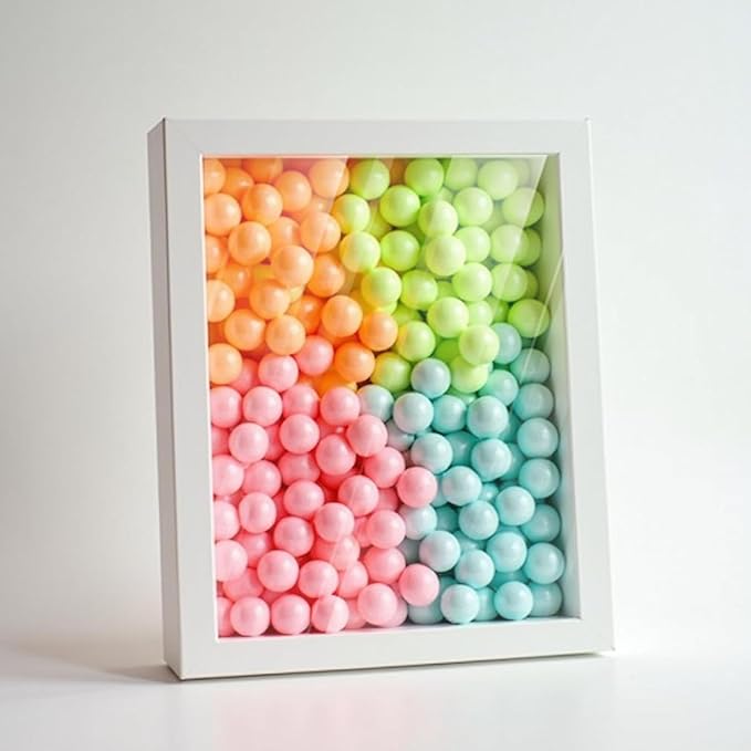 cobee 200 Pcs White Craft Foam Balls, 0.6-inch Round Foam Balls, Small Foam Balls Polystyrene Craft Balls for Handmade DIY Crafts, and Holiday Party Decorations