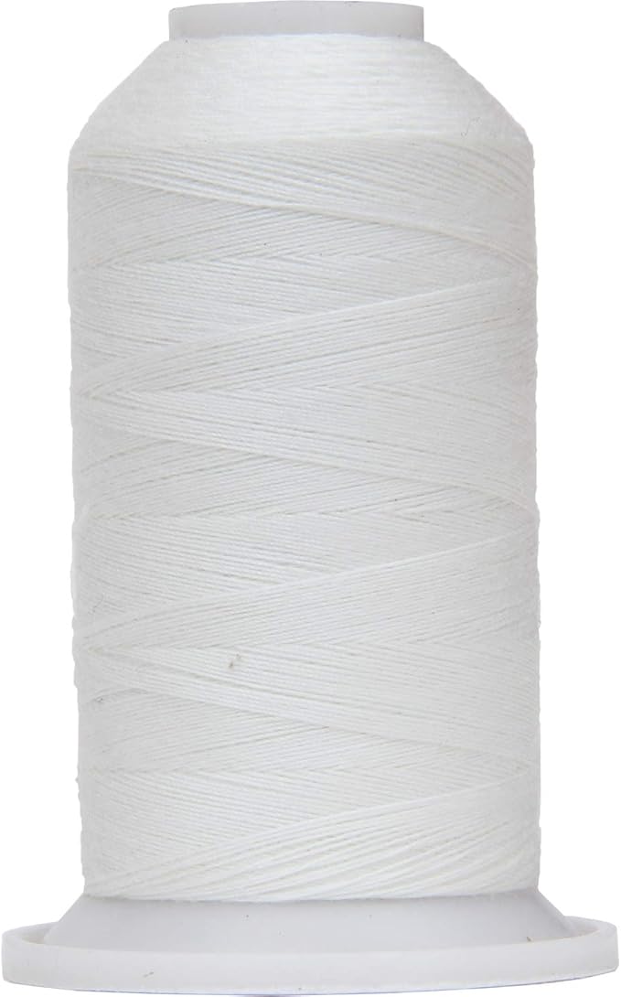 Threadart Polyester All-Purpose Sewing Thread - 600m - 50S/3 - Antique White