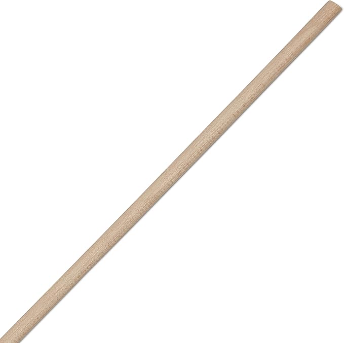 Dowel Rods Wood Sticks Wooden Dowel Rods 1/8 x 36 Inch Unfinished Hardwood Sticks for Crafts and DIYers 100 Pieces by Woodpeckers