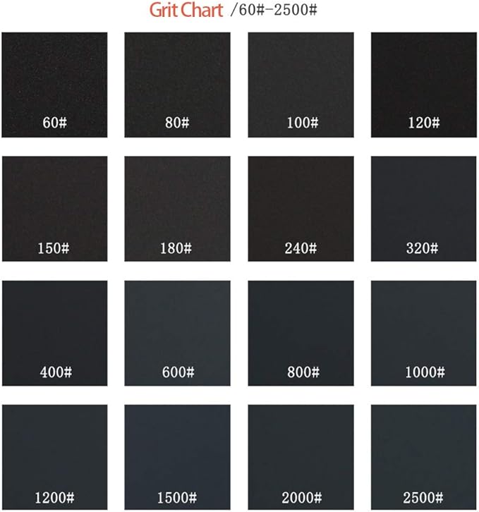 Sandpaper Sheets, 800 Grit Dry Wet Sand Paper, 9 x 11 Inch,Silicon Carbide, for Wood Furniture Finishing,Metal Sanding and Automotive Polishing,10 -Sheet
