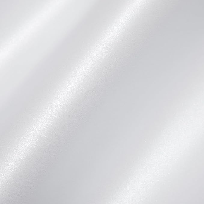 Metallic Shimmer Paper Sheets - White, 8.5 x 11 In, 110 GSM, 96 Sheets, Double-Sided - Invitations & Crafts, Printer-Friendly, Scrapbooking & DIY Projects