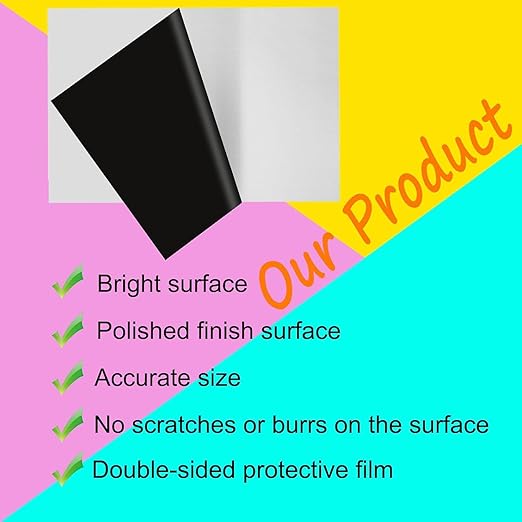 304 Stainless Steel Sheets Metal 10" x 17" x 1/64" (0.50MM) Inch 304 Stainless Steel Plates 24 Gauge Stainless Steel Shim Stock Plates Metal Sheets for Crafting, Stovetop, Snow Frosted Surface