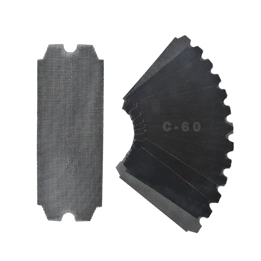 SCOTTCHEN Drywall Sanding Screen Mesh Sheet 4-3/16" x 11-1/4" Grit #60-12pcs