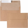 Keketer A2 Kraft Envelopes 80 Pack Self - Seal, for 5x7 Cards, Weddings, Invitations, Baby Shower 4.375 x 5.75 Inches