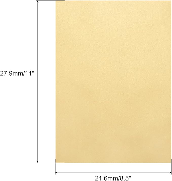 MECCANIXITY Colored Vellum Paper, 40 Sheet Orange Yellow Transparency 8.5 x 11 Printable Vellum Paper, Translucent Vellum Sheets for Printing Wedding Invitations Ink Jet Laser Printer