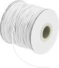MECCANIXITY Waxed Cord 1mm Waxed Thread 87 Yard Wax String Leather Cord for Bracelet Making, Necklaces, Beading, Jewelry Making and DIY Crafts(White)