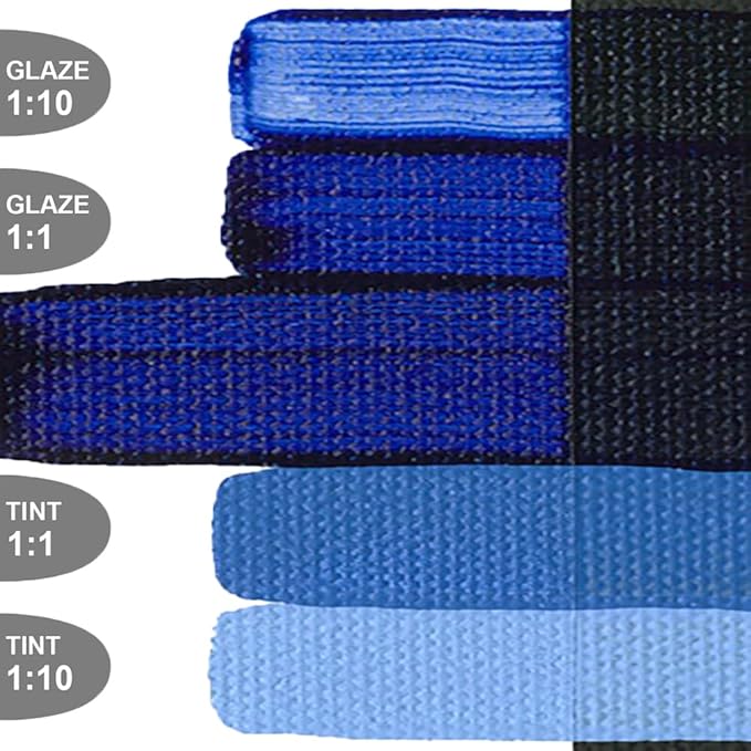 OPEN Slow-Drying Acrylics by GOLDEN, Anthraquinone Blue, 5 fl oz. tube, Professional Acrylic Paint, Semi-Transparent