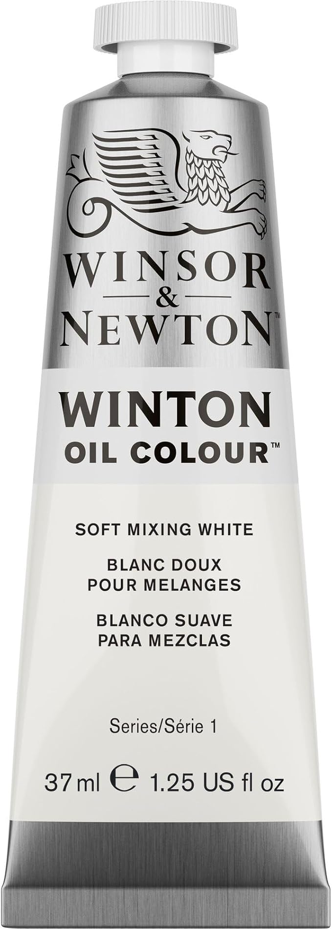 Winsor & Newton Winton Oil Color, 37ml (1.25-oz) Tube, Soft Mixing White