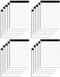 Notepads Bulk for Daily Planning and Organization of Work – 4 x 6-inches Ruled Pages – Thick Bright White Paper – 30 Pages – Note Pads College Ruled – Pack of 20