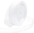 Ribbon for Gift Wrapping 3/4 inch White Sheer Organza Ribbon for Flower Bouquet Tulle Thin Chiffon Ribbons for Wedding Invitations Christmas Halloween Presents Decorations Crafts 50 Yards