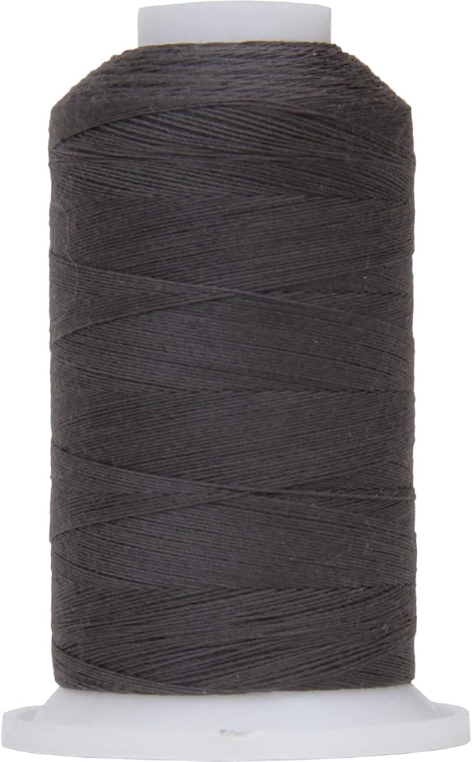 Threadart Polyester All-Purpose Sewing Thread- 600m - 50S/3 - Off Black