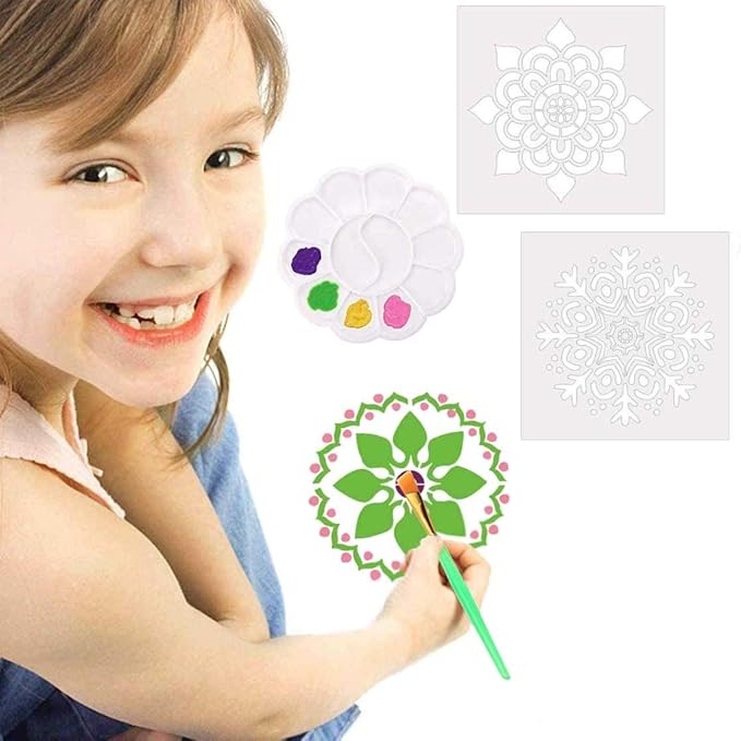 30 Pack 4 Mil Blank Stencil Sheets, 12 x 12inch Clear Mylar Blank Stencils, Reusable Template Material for Make Your Own Stencil