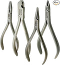 4 Pliers Types for Metal Forming, Wire Bending for Making Loops, Curves, Rings, Angles, Wire Shape Forning Pliers for Crafts, Hobby, and More.