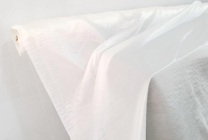 100cm*140cm White Natural Silk Satin Fabric 12 Momme Soft Silk Cotton Fabric Lining Material for Sewing