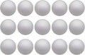 Crafjie Craft Foam Balls 3 Inches in Diameter 15-Pack, Smooth Polystyrenets Foam Ball, for Decoration Household School Projects DIY Arts and Craft, White