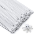 Eppingwin 200pcs Pipe Cleaners, White Pipe Cleaners Craft Supplies,Chenille Stems for DIY Arts Crafts Project(White)