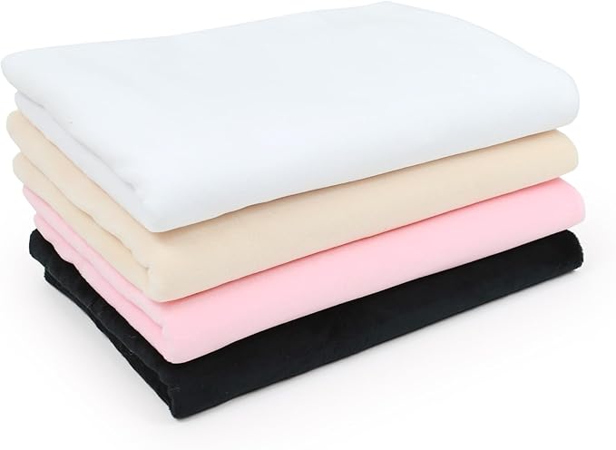 kullaloo Minky Fabric | Bundle: 4 Precut Pieces Solid Minky Plush Fabric for Sewing | 39.5x29.5 Each | for Plushies, Baby Blankets, Pillows, Dog Beds, Apparel | Greatest Hits Colors Minky Fabric Pack