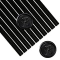 Black Wax Sealing Sticks, ONWINPOR 10pcs Glue Gun Waxs Seal Stick for Waxing Seals Stamp, Melting Waxsealsticks for 0.43'' Glue Gun Waxsealingsticks (Black)