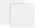 Pearl Stickers Self Adhesive Hair Pearls Gem White Jewel Sticker for Making Hair Decor Face,Body, Nail, Phone Art Craft Scrapbooking Embellishments Assorted Size 3mm/4mm/5mm/6mm (330)
