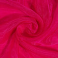 Fynite Sheer Organza Fabric | 2 Yards Long | 44" Wide | Bridal Solid Sheer Organza Bolt for Wedding Dress Fashion Craft Decorations - Hot Pink