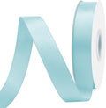 Lt Blue Satin Ribbon 7/8" X 50 Yards Solid Color Double Faced Ribbons Perfect for Crafts Wedding Decor Bow Making Arts Sewing and More