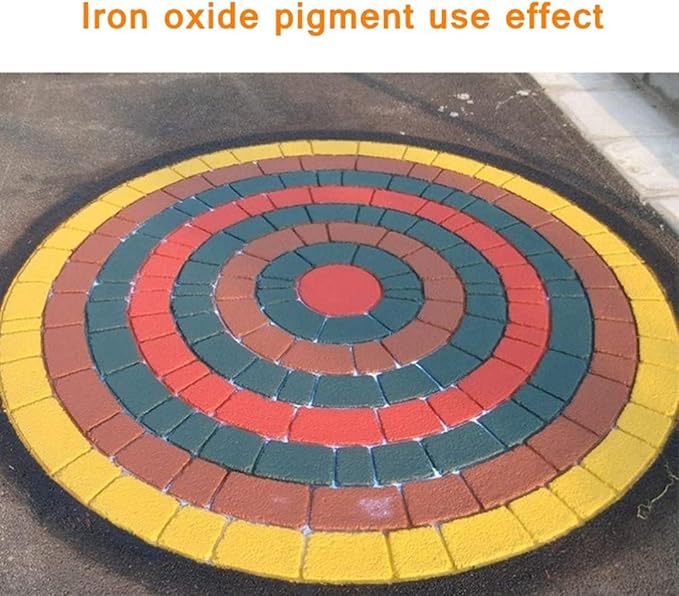 GOODTAKE 10 Pounds Bulk Concrete Pigment, Red Iron Oxide Pigment Powder, Concrete Cement Dye Color Powder for Pastel Tile Paint Cement Mortar Grout (Red, 10 Pounds)
