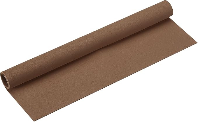 MECCANIXITY Foam Sheets Crafts 19x19 Inch 1mm EVA Craft Foam Paper Foam Sheets for Crafts Projects DIY Cosplay Modeling, Brown