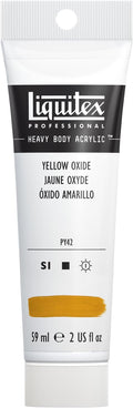 Liquitex Professional Heavy Body Acrylic Paint, 2-oz (59ml) Tube, Yellow Oxide