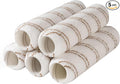 Mister Rui 9 Inch Microfiber Roller Covers, 3/8" Nap, 5 Pack, Paint Rollers for Painting, Roller Sleeves for Walls & Ceilings, Reusable Paint Rollers for Smooth Finish