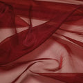 Organza Fabric 5 Yard Bridal Solid Sheer Organza Fabric Bolt for Wedding Dress, Fashion, Crafts, Decorations Silky Shiny Organza 44" - (5 Yard, Apple Red)
