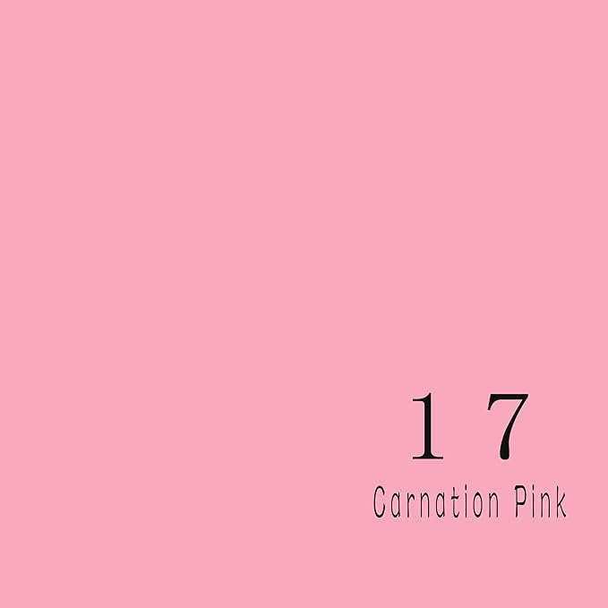 Seamless Photography Background Paper Roll, Pink Photo Paper Backdrop for Photography, Video and Streaming (107''x36' Carnation Pink)