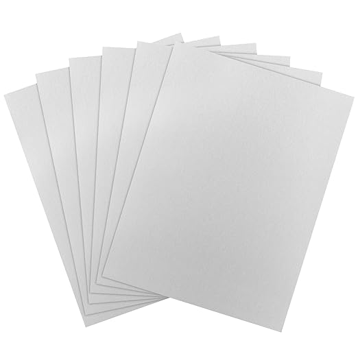 6Pack 5052 H32 Aluminum Sheet Metal 12 x 16 x 1/64 (0.02”) Inch Flat Plain Aluminum Plate Covered with Protective Film, Rectangle Aluminum Metal Plate for Crafting, Industrial, 0.5mm