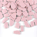 0.78"-1.57" Irregular Ceramics Mosaic Tiles,1.1LB Mosaic Pieces Stones for Home Decoration DIY Craft Plates Flowerpots Vases Cups Mosaic Making Supplies (Pink)