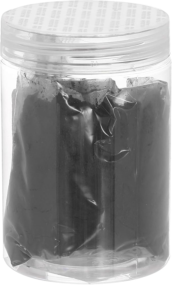 HARFINGTON Iron Oxide Powder Concrete Pigment 700 Mesh 3.5oz (100g) Iron Oxide Grout Pigment for Pastel Tile Paint Concrete Cement, Charcoal Gray