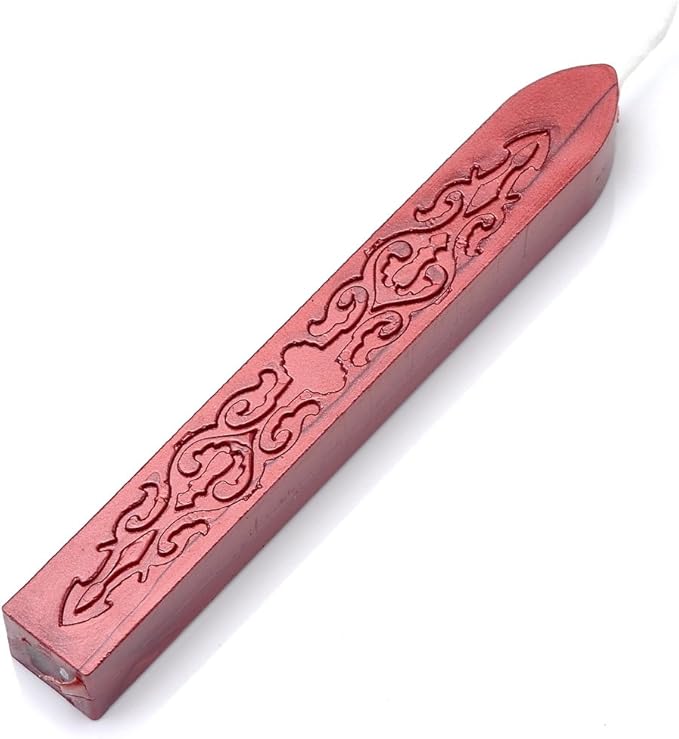 Wax Seal Sticks, Yoption 5 Pcs Totem Fire Manuscript Sealing Seal Wax Sticks with Wicks Multi-Color Cord Wick Sealing Wax for Postage Letter Retro Vintage Wax Seal Stamp (Five Mix Color)
