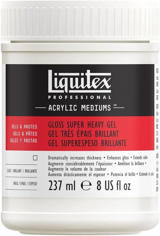 Liquitex Professional Gloss Super Heavy Gel Medium, 237ml (8,0-oz)