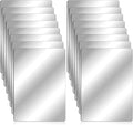 Marsui 32 Pieces Shatter Proof Plastic Mirror Craft 4 x 6 Inch Small Mirror Tiles Bulk with Soft Round Corners Double Sided Protective Film Reflector Sheets Art Craft Supply for Bathroom Home Decor