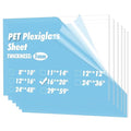 Art3d 10-Pack of 16×20" PET/Plexiglass Sheets, Transparent Clear Flexible Plastic Sheet Panels for Craft, Picture Frames, Sign Blank, DIY Display Project
