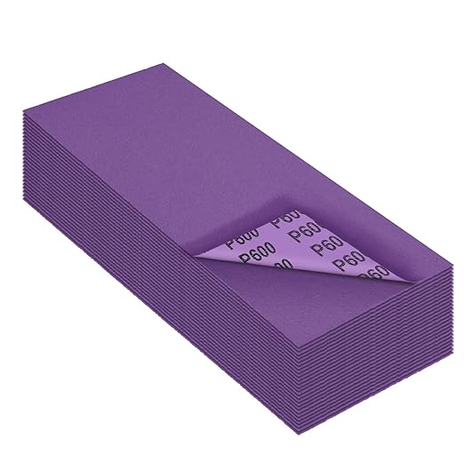 Sandpaper 600 Grit,Wet Dry Sanding Sheets,High Performance Ceramic Abrasive Sand Paper for Wood Furniture Finishing,Metal Grinding,Automotive Polishing,9 x 3.6 Inch,25-Pack