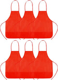 CHRORINE 6/12/24 Pack Kids Painting Apron Toddler Art Aprons for Kids Paint Apron Smock for Painting Cooking Craft Activity