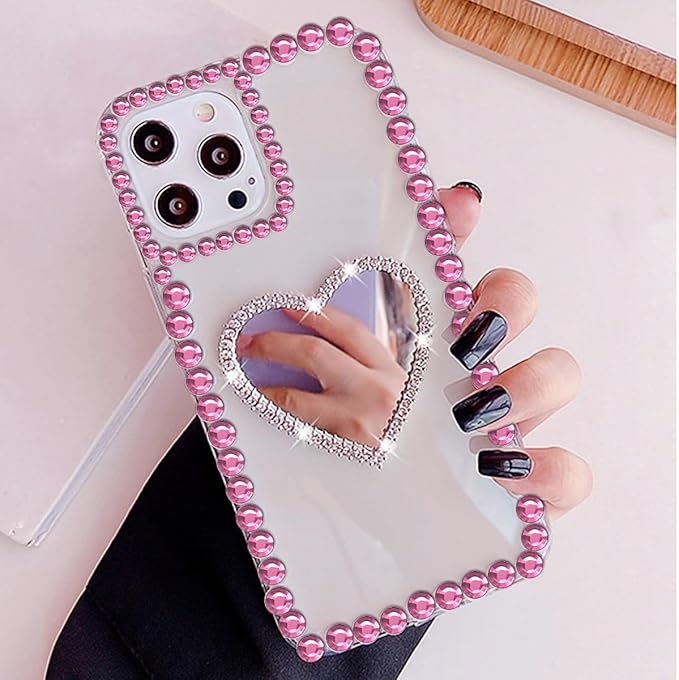 3090 Pcs 4 Sheets Rhinestone Stickers 3/4/5/6 mm Self Adhesive Craft Rhinestones Gems for Face Eyes Makeup Hair Body (Pink-3/4/5/6mm)