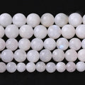 10mm 36pcs Natural Moonstone Stone Beads for Jewelry Making Energy Healing Power Stone Beads DIY Bracelet Necklace Accessories 15"